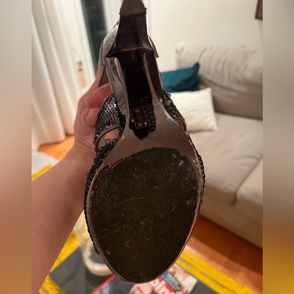 MICHAEL KORS Silver glitter sandal - Picture 4 of 5